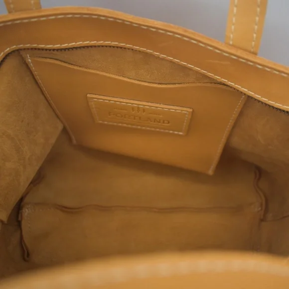 Portland Leather Customized Sunflower Medium Crossbody Tote NWOT - Picture 11 of 13